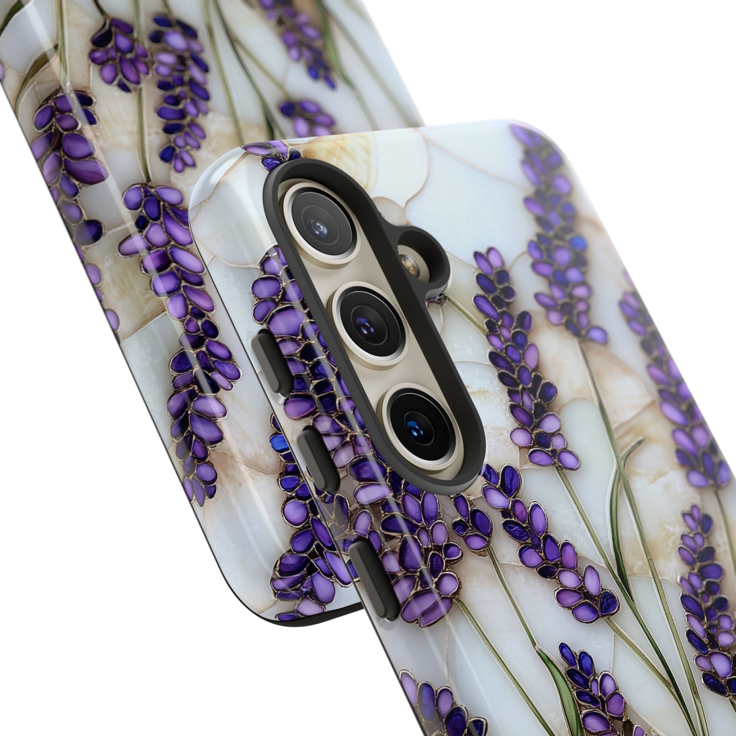 Lavender Floral Phone Case Purple Botanical iPhone Samsung Pixel Case