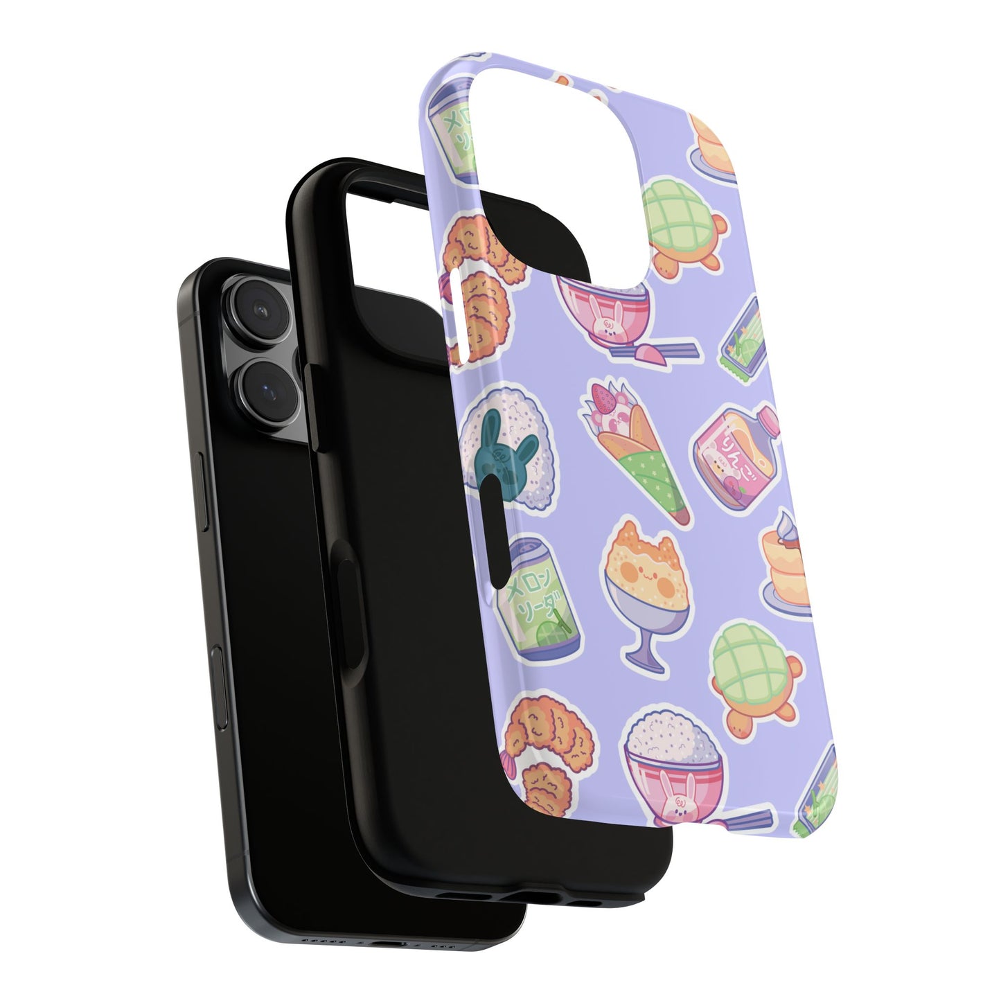 Periwinkle Tough Phone Case - Kawaii Japanese Snacks