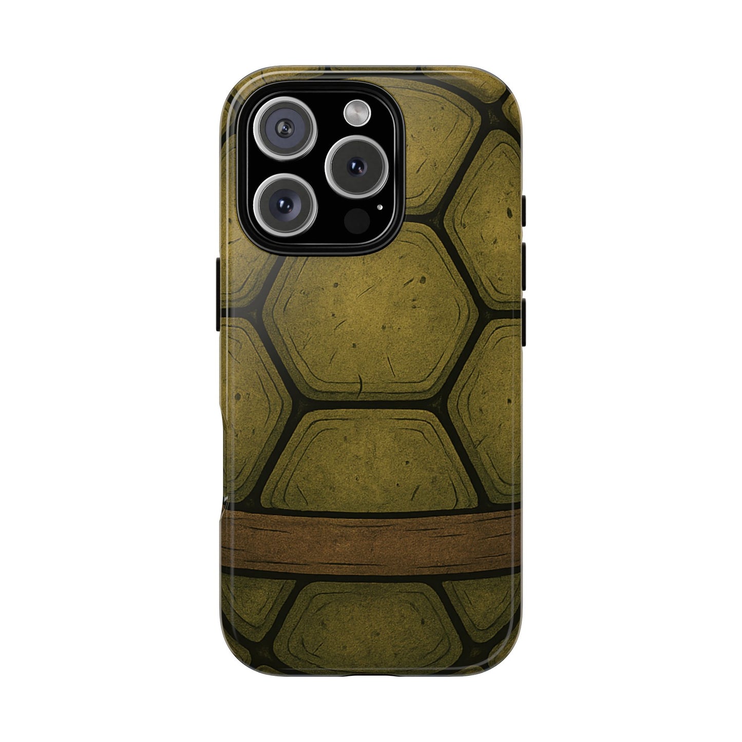 Tough Phone Case, Cool Turtle Shell - for iPhone 17 to 8, Google Pixel, Samsung Galaxy, Dual Layered