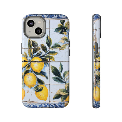 Mediterranean Lemon Tile Phone Case