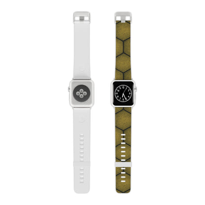 Cartoon Turtle Shell Apple Watch Band – Khaki Green Aesthetic Strap for Apple Watch