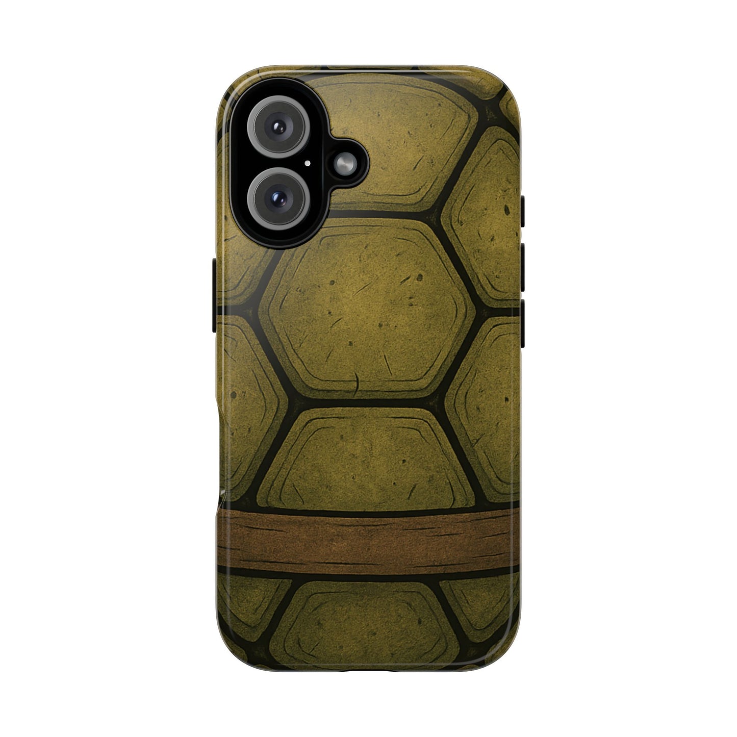 Tough Phone Case, Cool Turtle Shell - for iPhone 17 to 8, Google Pixel, Samsung Galaxy, Dual Layered