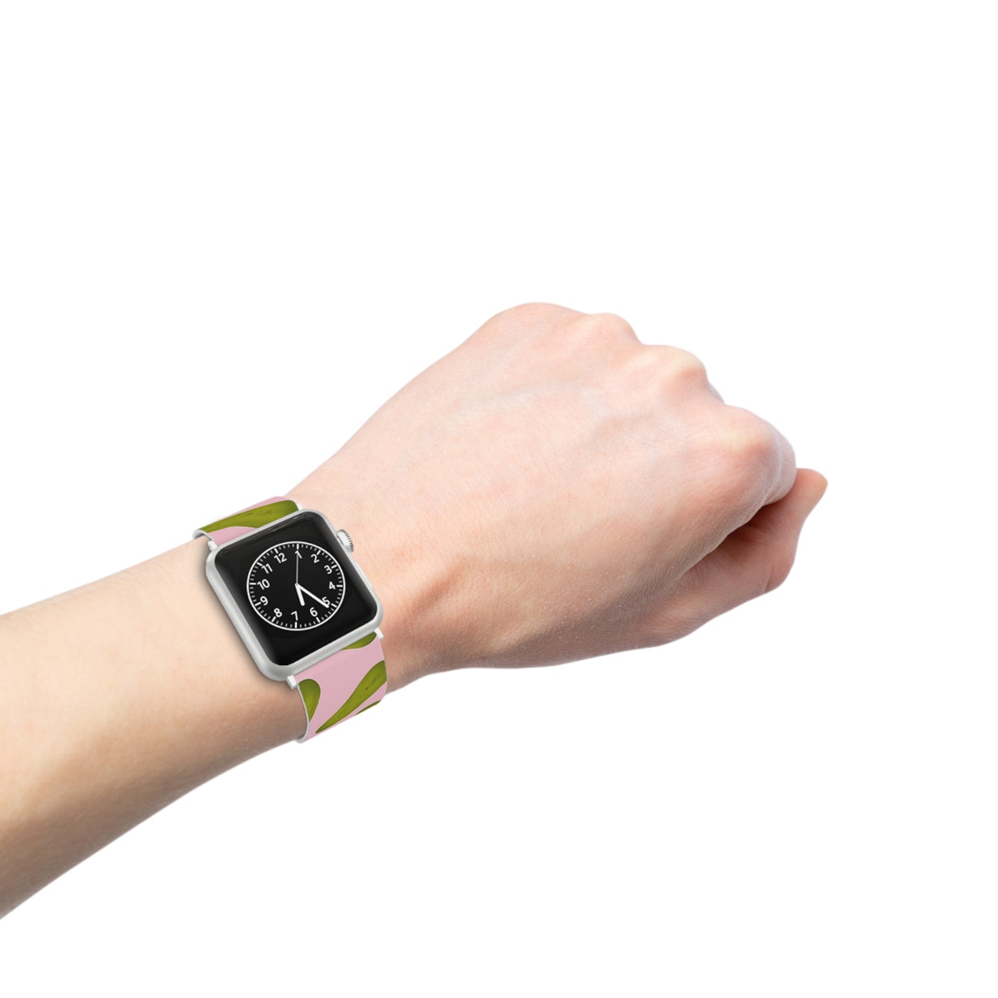 Pickles on Pink Apple Watch Band