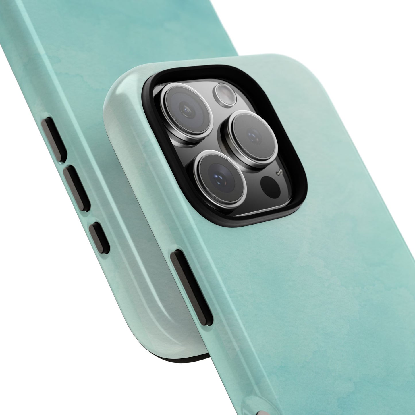 Seafoam Blue Phone Case, Minimalist Coastal Maldives Blue iPhone Case