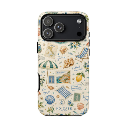 Mediterranean Travel Phone Case | Italian Summer Postcard Amalfi Coast Aesthetic