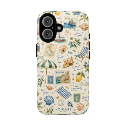 Mediterranean Travel Phone Case | Italian Summer Postcard Amalfi Coast Aesthetic
