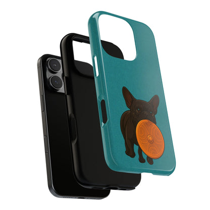 French Bulldog Phone Case Cute Dog With Toy Aesthetic Pet Cover