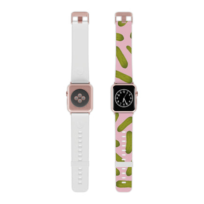 Pickles on Pink Apple Watch Band
