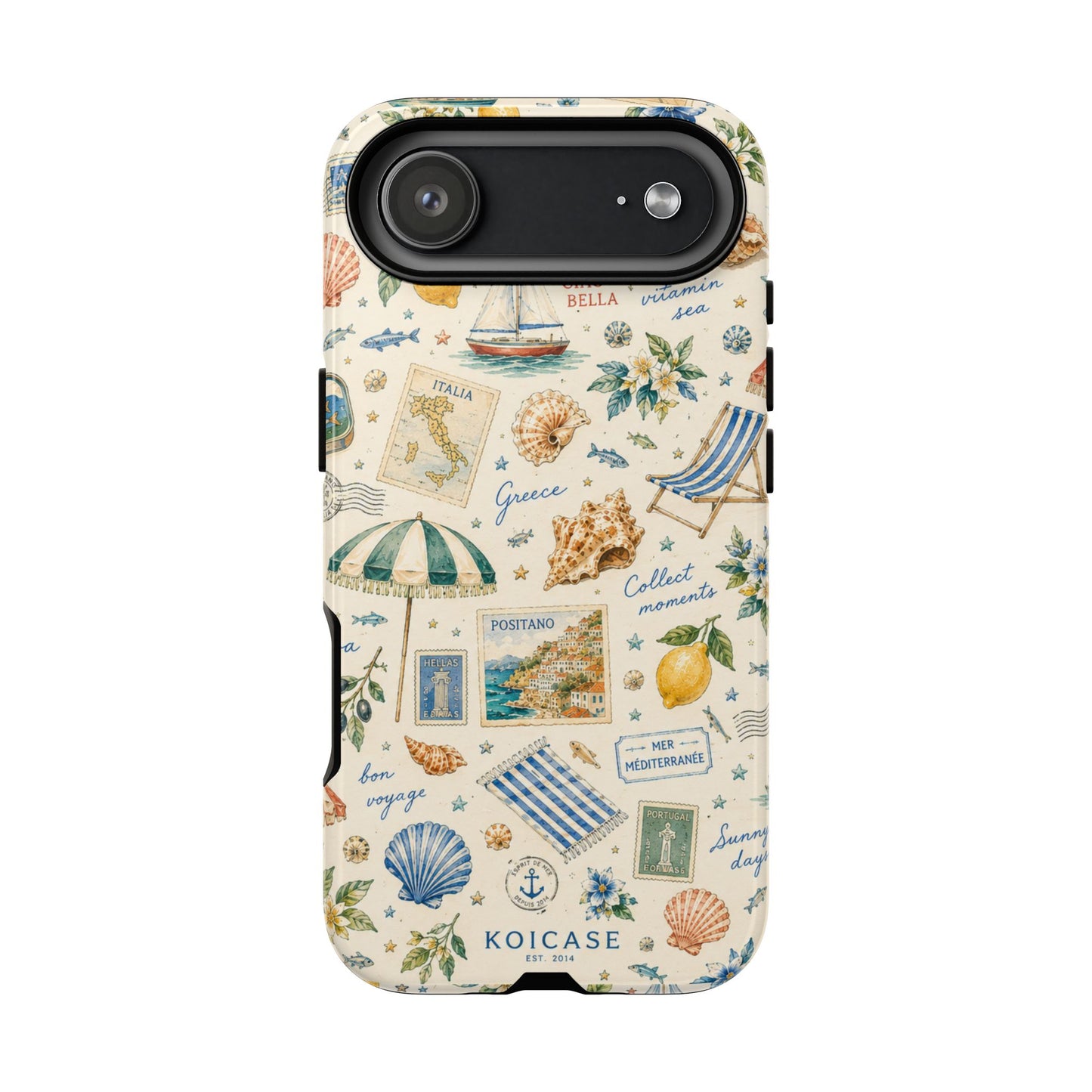 Mediterranean Travel Phone Case | Italian Summer Postcard Amalfi Coast Aesthetic