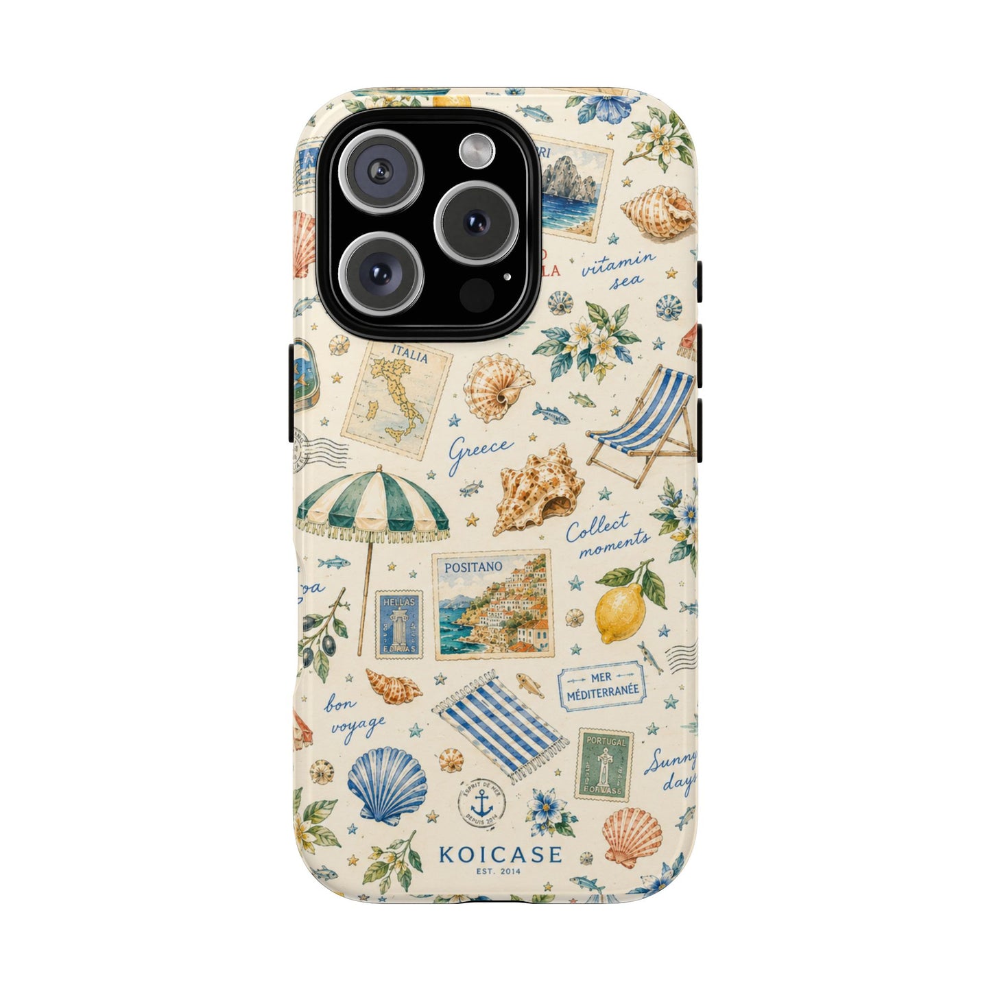 Mediterranean Travel Phone Case | Italian Summer Postcard Amalfi Coast Aesthetic