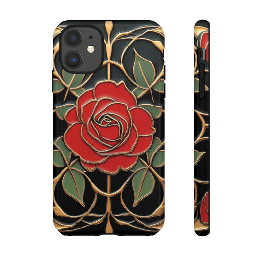 Art Nouveau Rose - Phone Case