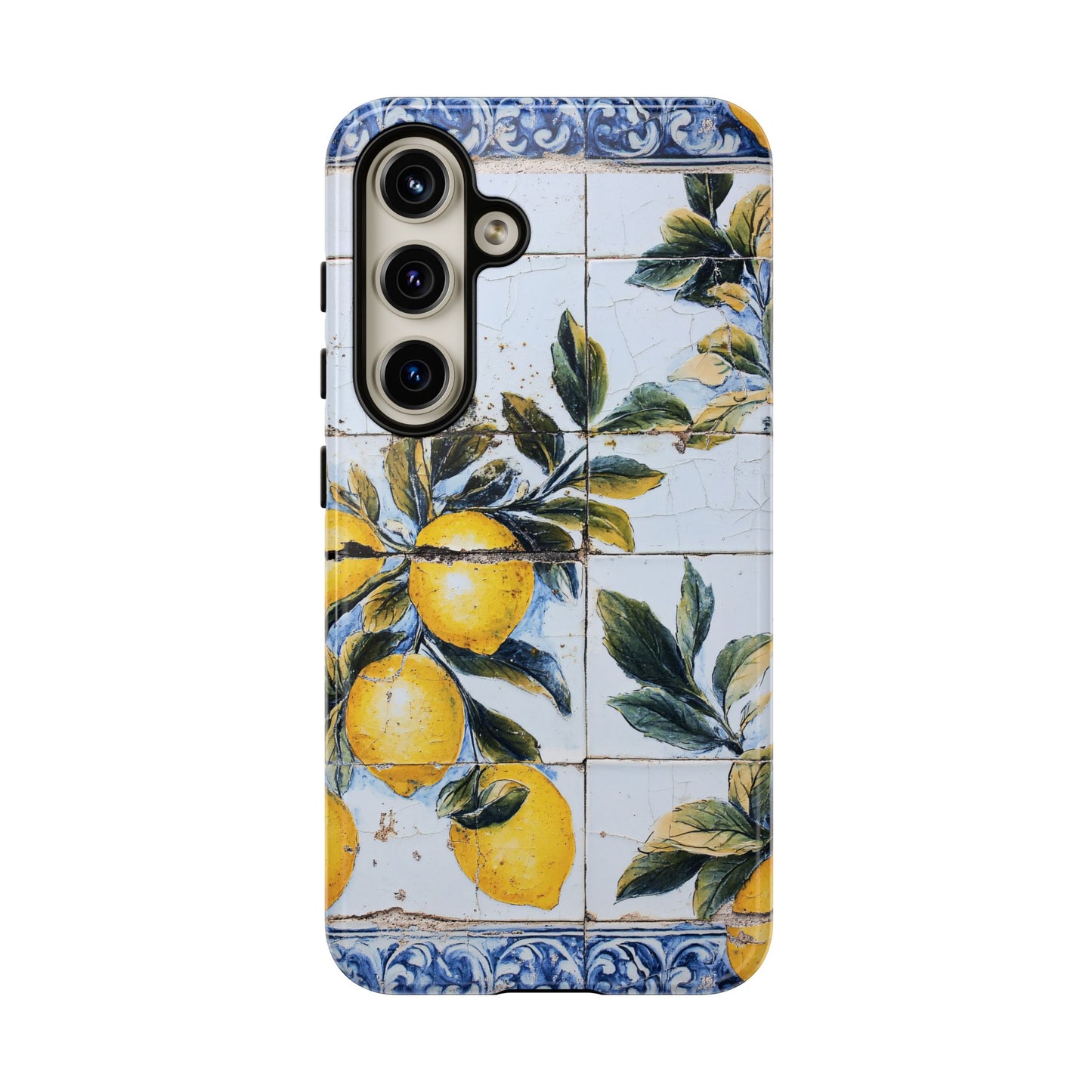 Mediterranean Lemon Tile Phone Case