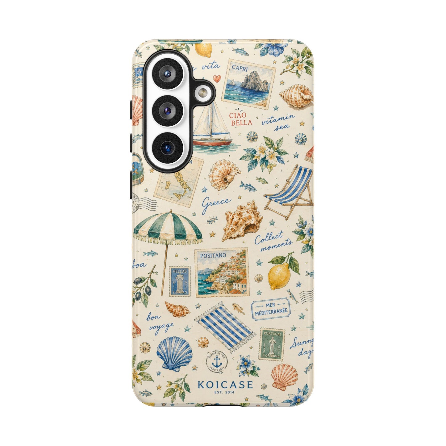 Mediterranean Travel Phone Case | Italian Summer Postcard Amalfi Coast Aesthetic