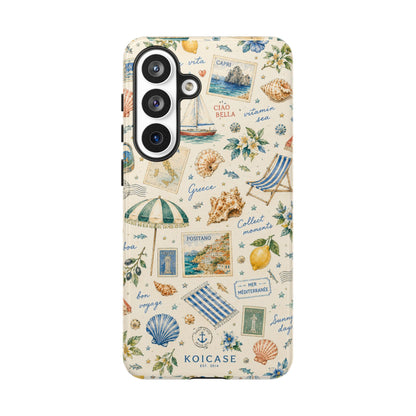 Mediterranean Travel Phone Case | Italian Summer Postcard Amalfi Coast Aesthetic