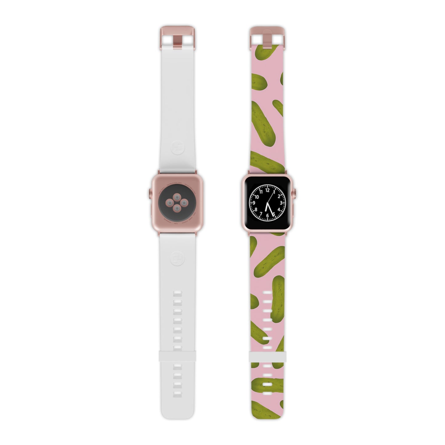 Pickles on Pink Apple Watch Band