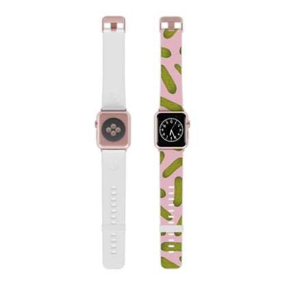 Pickles on Pink Apple Watch Band