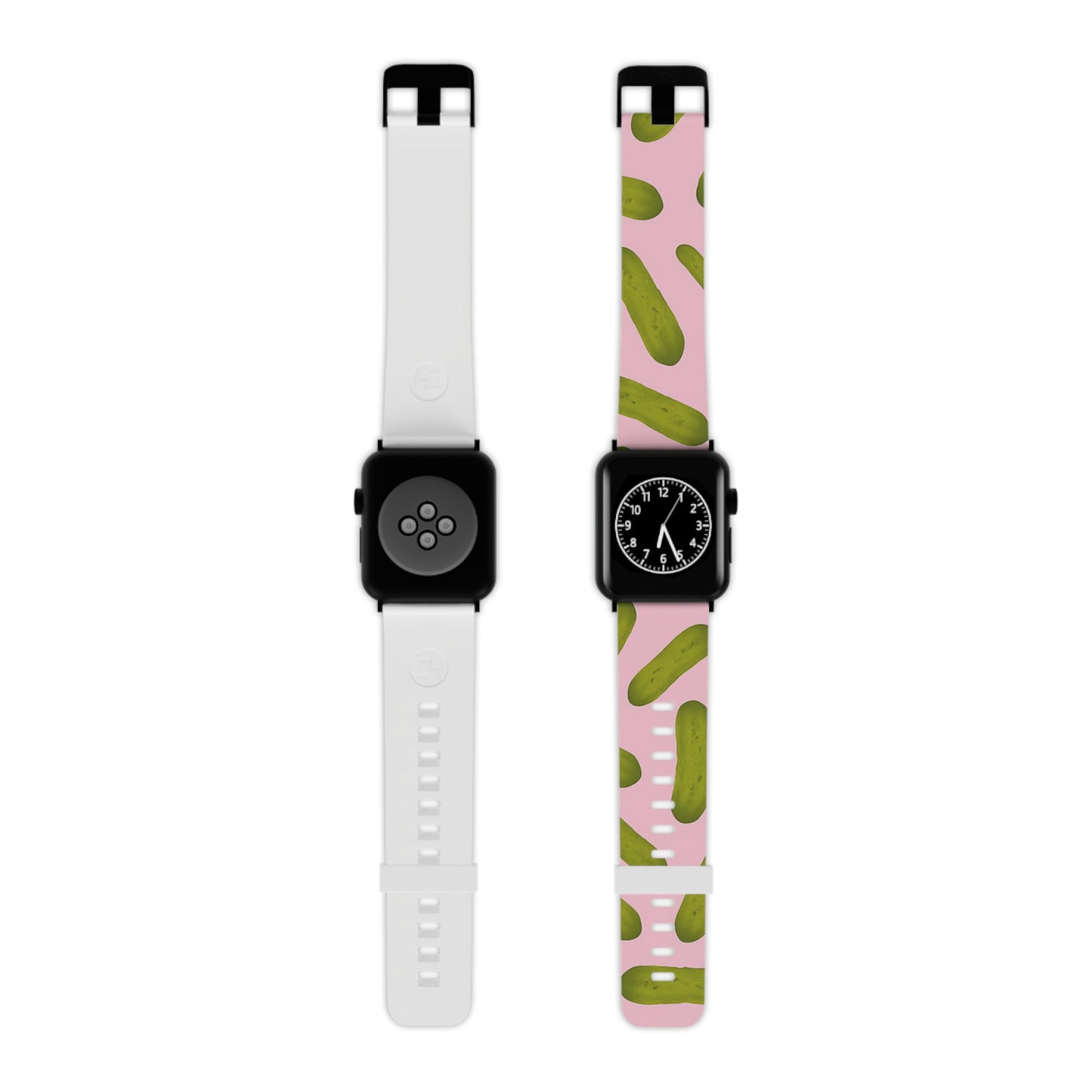 Pickles on Pink Apple Watch Band