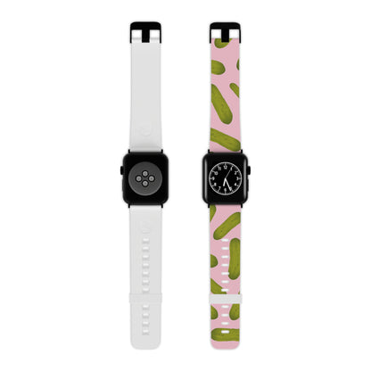 Pickles on Pink Apple Watch Band