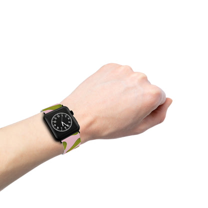 Pickles on Pink Apple Watch Band