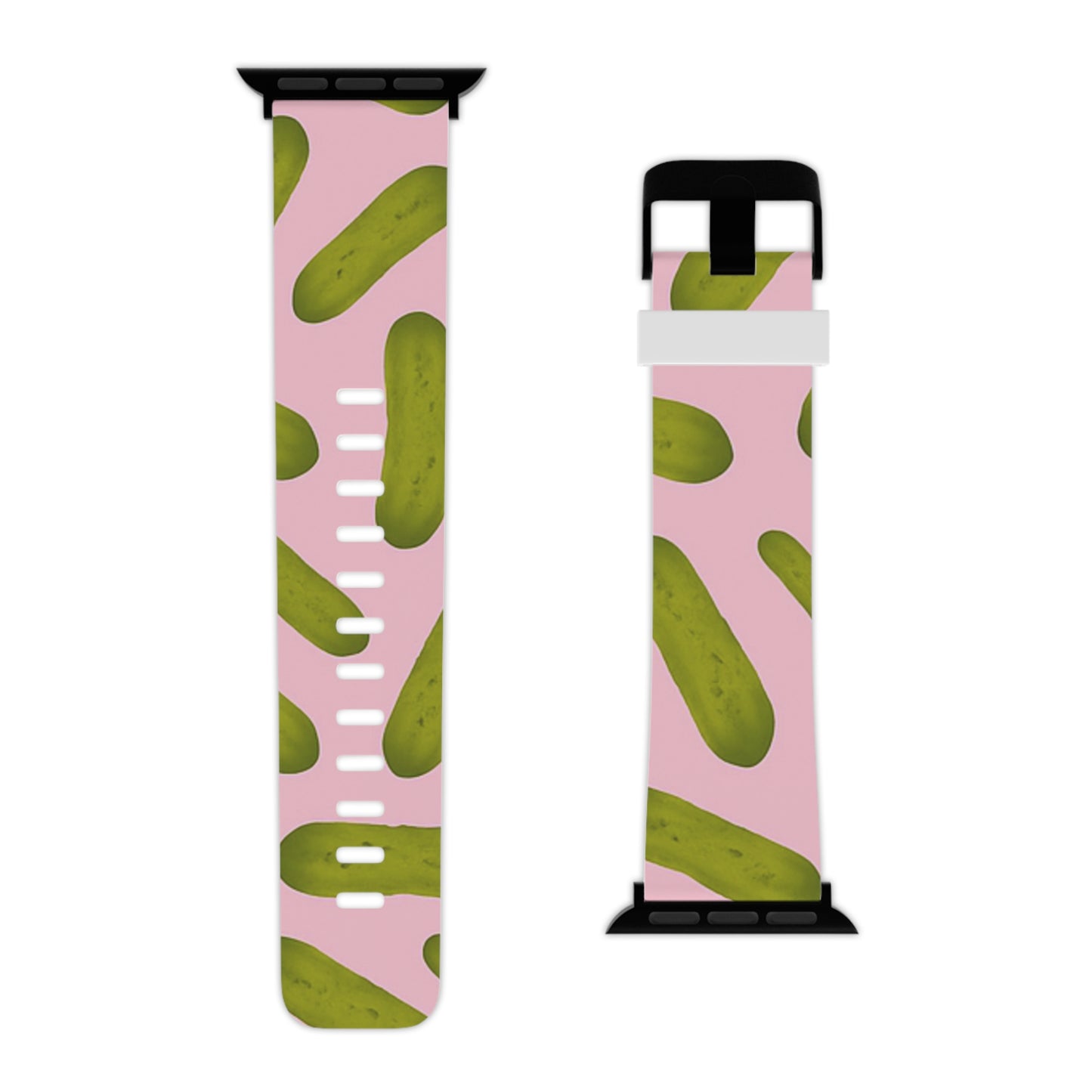 Pickles on Pink Apple Watch Band