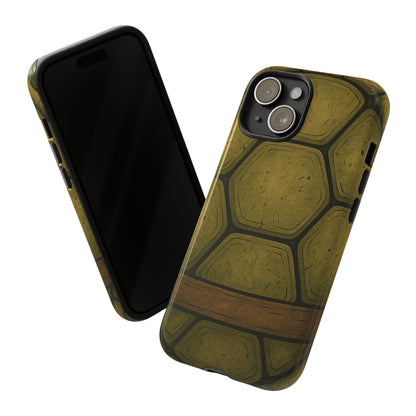 Tough Phone Case, Cool Turtle Shell - for iPhone 17 to 8, Google Pixel, Samsung Galaxy, Dual Layered