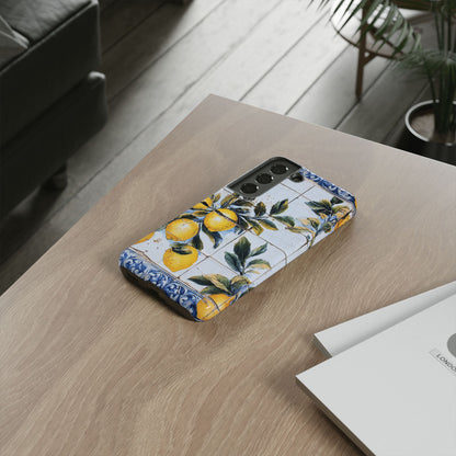 Mediterranean Lemon Tile Phone Case