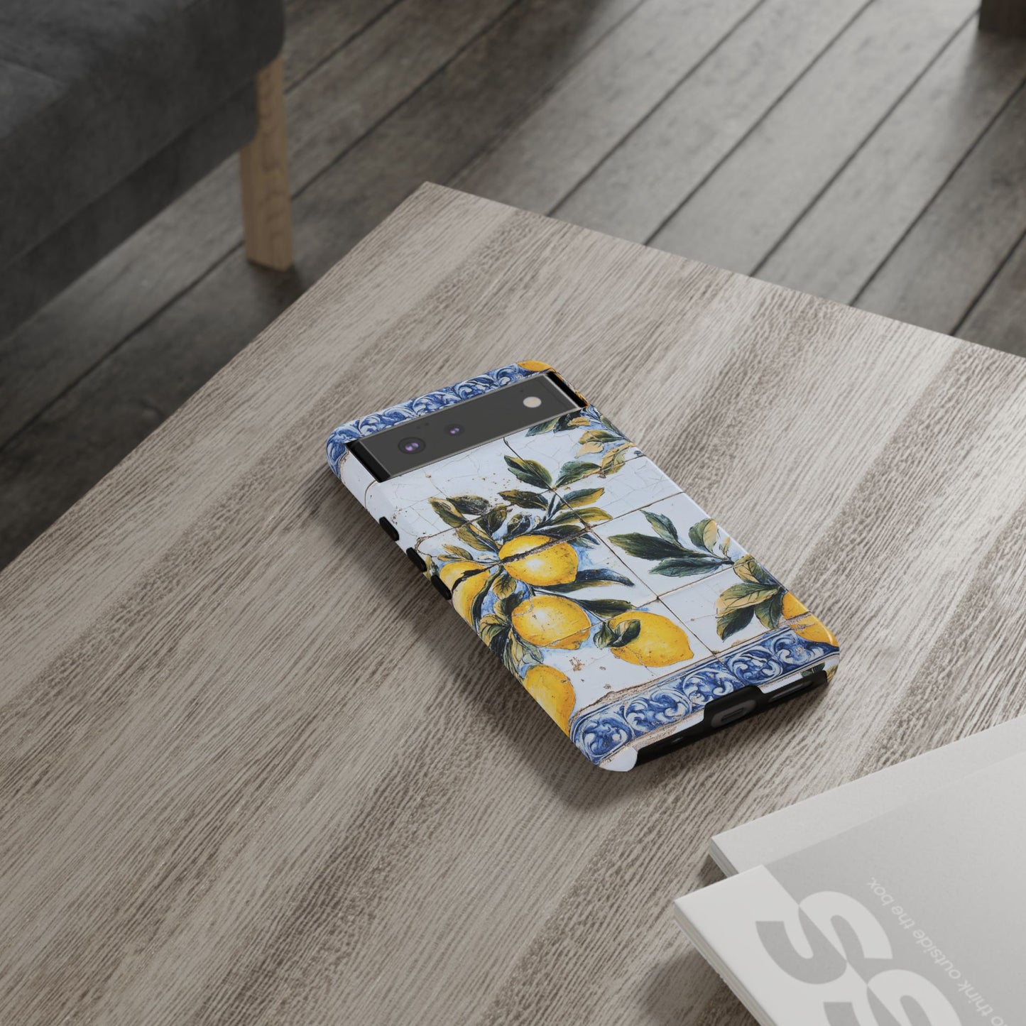 Mediterranean Lemon Tile Phone Case