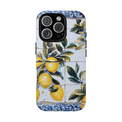 Mediterranean Lemon Tile Phone Case