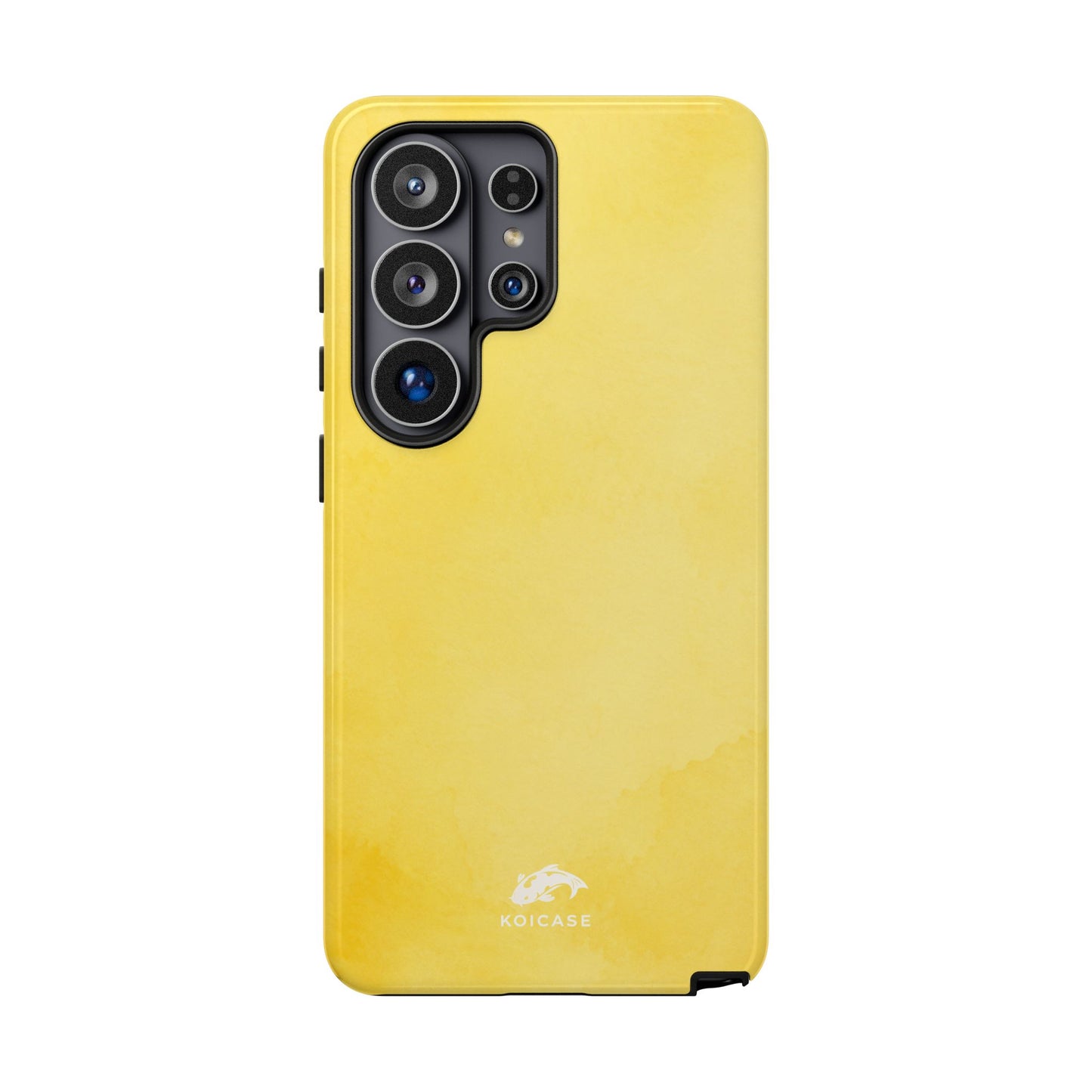 Watercolour Lemon Yellow Phone Case, Minimalist Coastal Summer