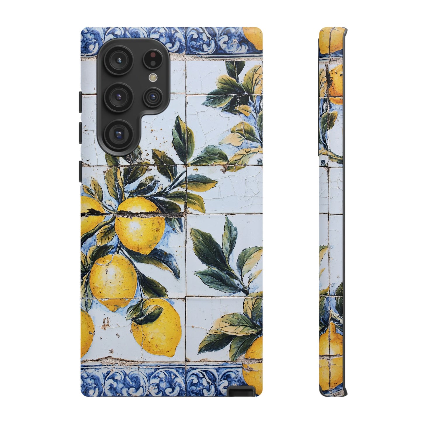 Mediterranean Lemon Tile Phone Case