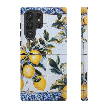 Mediterranean Lemon Tile Phone Case