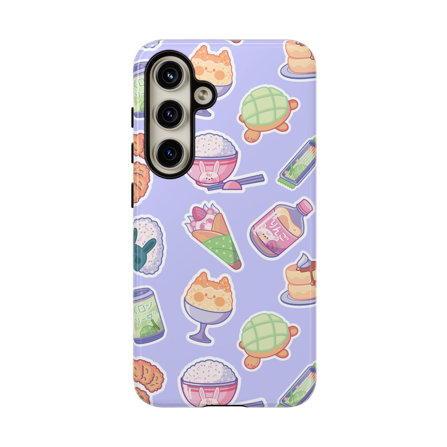 Periwinkle Tough Phone Case - Kawaii Japanese Snacks