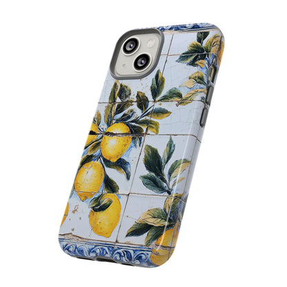 Mediterranean Lemon Tile Phone Case
