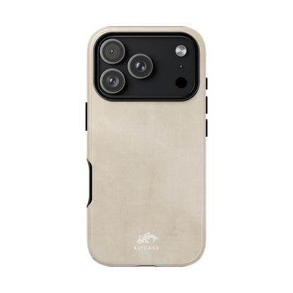 Beige Linen Phone Case | Minimalist Neutral iPhone Case | Soft Luxury Aesthetic