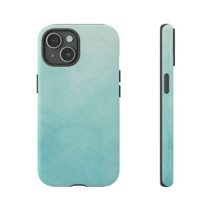 Seafoam Blue Phone Case, Minimalist Coastal Maldives Blue iPhone Case