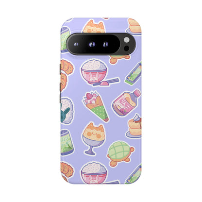 Periwinkle Tough Phone Case - Kawaii Japanese Snacks