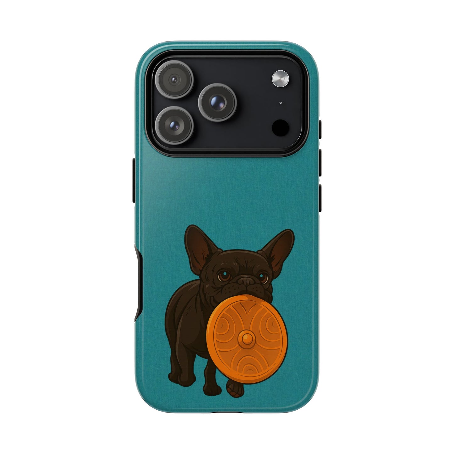 French Bulldog Phone Case Cute Dog With Toy Aesthetic Pet Cover