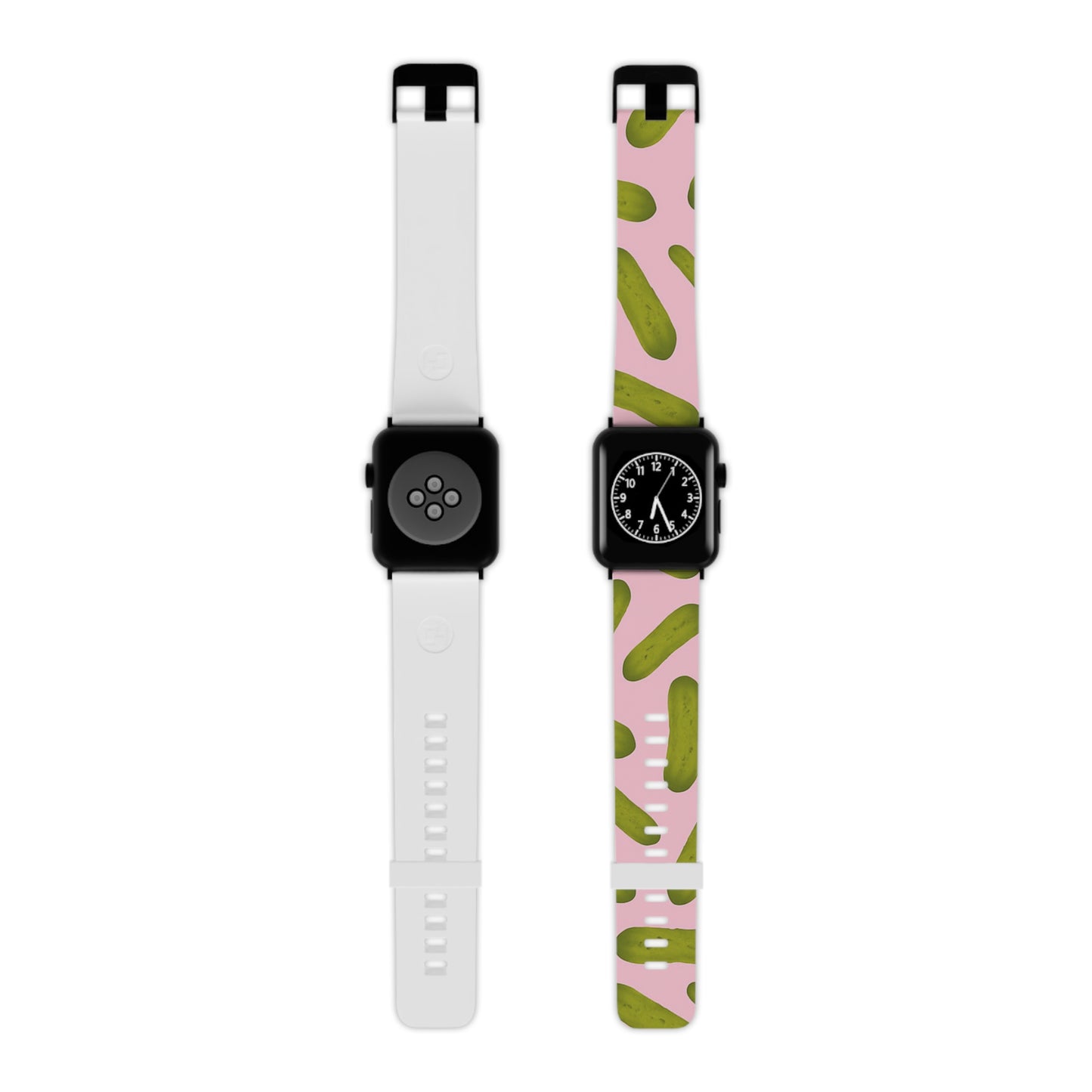 Pickles on Pink Apple Watch Band