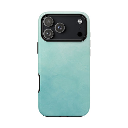 Seafoam Blue Phone Case, Minimalist Coastal Maldives Blue iPhone Case