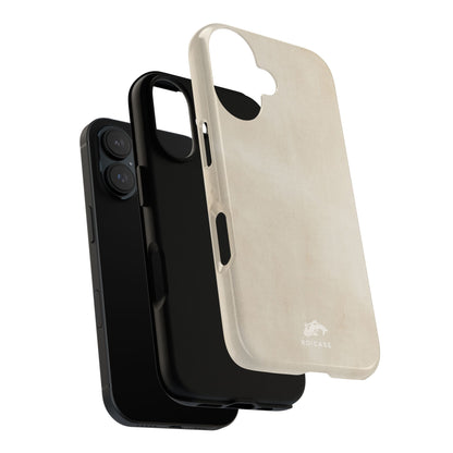 Beige Linen Phone Case | Minimalist Neutral iPhone Case | Soft Luxury Aesthetic