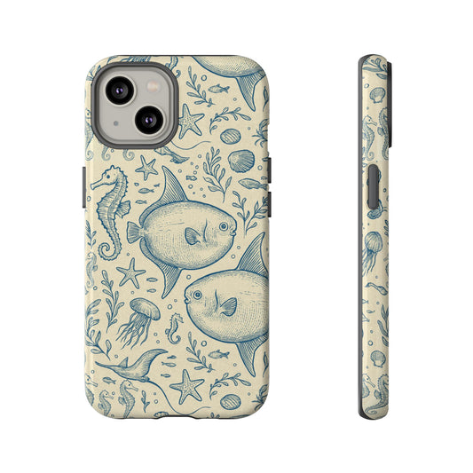 Phone Case - Mola Mola Tough Case - Ocean Sunfish, Sea Theme