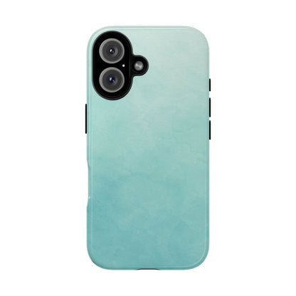 Seafoam Blue Phone Case, Minimalist Coastal Maldives Blue iPhone Case