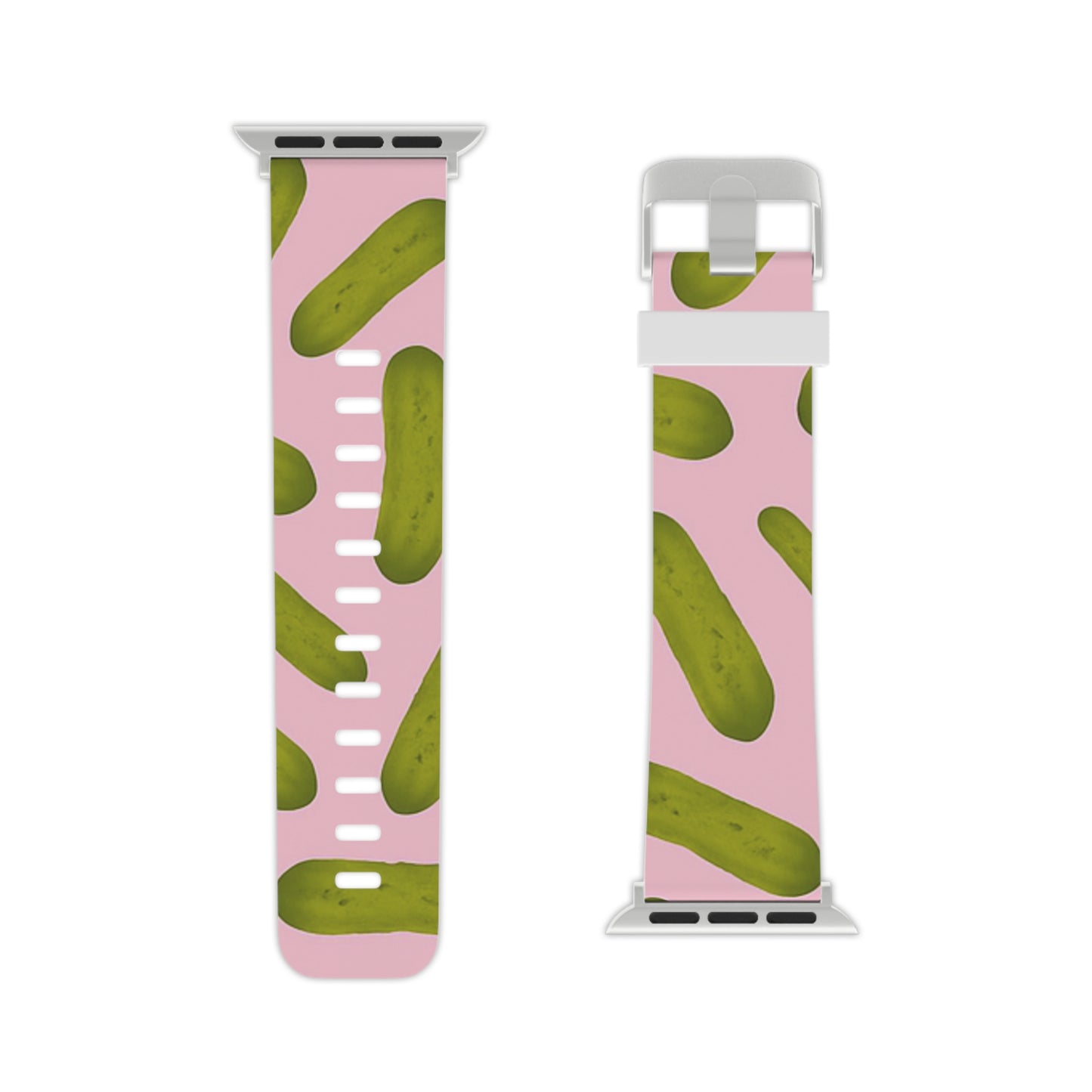 Pickles on Pink Apple Watch Band