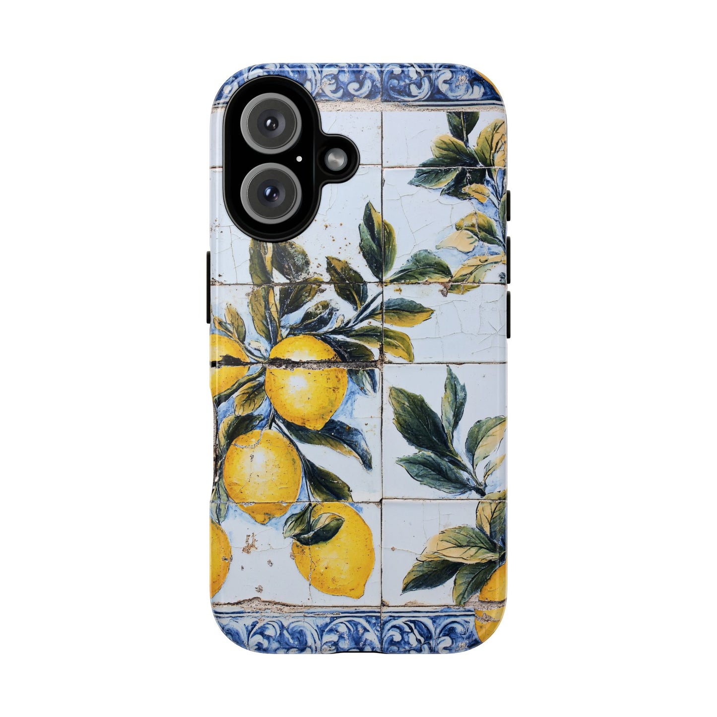 Mediterranean Lemon Tile Phone Case