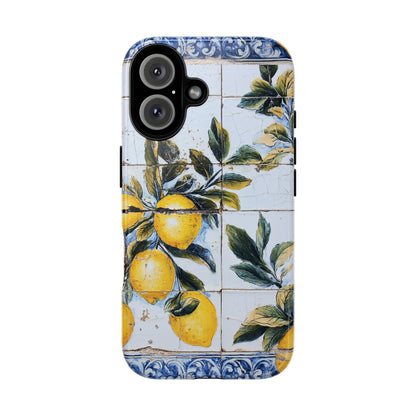Mediterranean Lemon Tile Phone Case